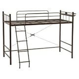 ロフトベッド シングル KH-3023DBR 4934257227223 ダークブラウン 代引き不可 主材：スチールパイプ