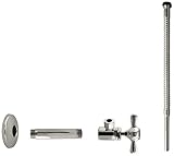 ウエストブラスd103 K12 X - 05供給キット1 / 2 " IPS x 3 / 8 " OD X 12 " Corrugated、ポリッシュニッケル