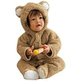 赤ちゃん おくるみ 着ぐるみ 可愛いクマ カバーオール ロンパース 70cm 80cm 90cm