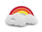 Primo Passi Silicone Teether Rainbow (3 Pack) [並行輸入品]