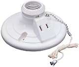 Legrand-Pass & Seymour S860WCC18 Phenolic Lamp Holder 250-volt 250-watt Easy Install, White [並行輸入品]