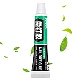 Rebornsun 釘が見えない、万能接着剤 - 耐久性の高い取り付け用接着剤 ホワイト瞬間接着剤,樹脂セラミック、紙、木材、ガラス、金属、磁器、ゴム、革用の万能瞬間接着剤