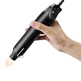 Anesty ヒートガン 小型 300W 急速加温 200℃ ホットガン 超軽量 DIYに最適 手芸・ねんどの乾燥・熱収縮紙装飾品 溶接・剥
