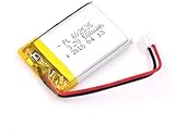 3,7V 500mAh 602535 Lipoイオンパック、JSTコネクタ付き、1個