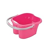 DGF フットバスバレル、家庭用プラスチックフットバス（3色オプション） ( 色 : 赤 )
