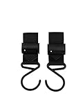 Buggygear バギーギア Boutique Buggy Hooks ブティック バギーフック ベビーカー用フック 2個セット Matte Black マット ブラック