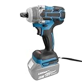 マキタ互換品 充電式 インパクトレンチ ブラシレスモーター タイヤ交換 トルク 電動 コードレス 14.4V 18V バッテリー対応 本体のみ Longsafe BL1820 BL1830 BL1860 本体のみ (IPW01-PL)
