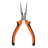 6インチ対角サイドノンスリップハンドル長い鼻プライヤーワイヤーストリッパーカッターカッティング電気技師修理ツール