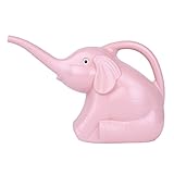 じょうろ おしゃれ Haofy かわいい象 クリエイティブエレファントシェイププラスチック潅水鉢植えガーデン植物花灌漑 水やり 水差し 散水用具(藕粉色)