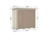 4月30日までのプレゼント企画　タクボ物置　Ｍｒ.ストックマン　ND-SZ2212　多雪型　結露軽減型＋床保護マット　1セット付　【追加金額で工事も可能　屋外用中型物置　】 カーボンブラウン