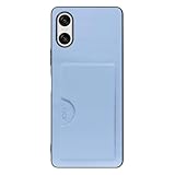 LOOF SKIN SLIM-SLOT Xperia 10 VI/SO-52E 用 ケース カバー カードポケット カード収納 カード 背面 スマホケース スマホカバー 背面カード収納 [ベビーブルー]