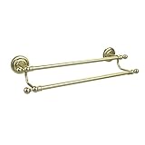 Allied Brass 24" Double Towel Bar Satin Brass [並行輸入品]