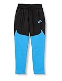 [アディダス] スウェット キッズ デザイン フォー Gameday パンツ HO075 ブラック/パルスブルー (HN8431) 140