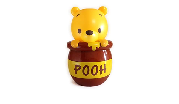 Amazon Pooh ハニーポットライト ディズニー くまのプーさん Disney Winnie The Pooh ルームランプ はちみつ壺 フィギュア インテリア 電気 灯り ライト Unique New Toy Game Limited ベッドサイドランプ