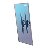 イーサプライ 壁掛けテレビ金具 縦置き サイネージ 32-75インチ程度 耐荷重65kg 薄型 角度調整 VESA 最大600まで EEX-TVKA024