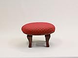 フットスツール　サークル　ロンバード　レッド