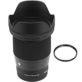 シグマ 16mm F1.4 DC DN Contemporary キャノン EF-Mマウント 大口径広角レンズ フィルター2点セット