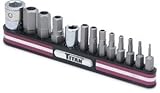 タイタン16135 Tamper Resistant Sae六角ビットソケットセット – 13 Piece 4-Pack 16135-C4