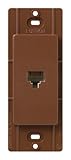 Lutron SC-PJ-SI Satin Colors Phone Jack, Sienna by Lutron [並行輸入品]
