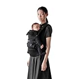 カーメイト(エールベベ) 抱っこ紐 だっこひも ベビーキャリア スリー ブラック 3WAY 対面抱き 前向き抱き おんぶ 0ヶ月~36ヶ月ま