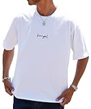 [カンゴール] LULU別注 M ホワイトG Tシャツ クルーネック 夏 メンズ ブランド 半袖 無地 カットソー ワンポイント ティーシャツ サーフ系 ペア カップル ペアルック お揃い 白 黒