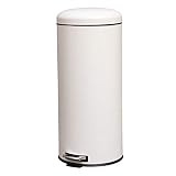 アイリスプラザ ペダル式 ゴミ箱 丸型 ピュアホワイト 30L AFB-C30PWH