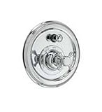 Jado 853545.150 Classic Pressure Balance Diverter Trim for Tub and Shower Sets with Cross Handle, Pl