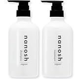 【公式ストア限定】 nanosh ナノッシュ ナノバブル水 100％配合 シャンプー・トリートメント (リペア) (500ml 2本セット）