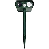 JETSUN 動物撃退器 超音波 強力フラッシュ LED 猫よけ ソーラー充電式 防滴構造 庭園 赤外線センサー 庭を保護 鳥 ネズミ、犬、野良猫など被害対策器 畑 車 など 守り装置 防水
