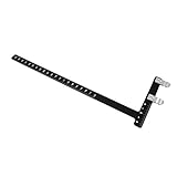 Dovewill 合金　アーチェリー　弓　位置決め　Ｔ型　定規　ルーラー　測定ツール　30cm　全4色 - ブラック