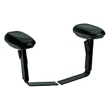 Height- & Width-Adjustable T-Bar Arms for 7700/Every-Day Swivel Chairs, Black