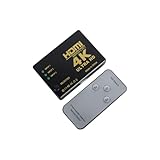 みらいね HDMI 切替器 セレクター 3入力1出力 リモコン ボタン切り替え 4K Ultra HD 分配器