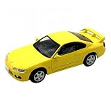 ☆ ダイキャストマスター 1/64 日産 シルビア S15 イエロー 右ハンドル DM64009