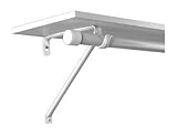John Sterling RP-0042-BWT Adjustable Steel Shelf and Rod Bracket, White John Sterling [並行輸入品]