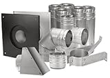 M & G DURAVENT 4PVL-KHA 4"Pellet Vent Horizontal Kit [並行輸入品]
