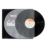 レコード内袋 12インチ 50枚 LP内袋 丸型インナースリーヴ 厚み0.08mm 半透明 静電防止素材 (12インチ50枚)