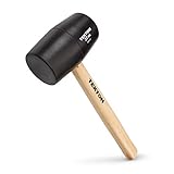 TEKTON 30505 Wood Handle Rubber Mallet, 32-Ounce [並行輸入品]
