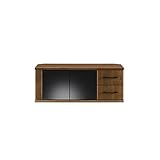 テレビ台 コーナー コーナーテレビ台 ローボード 42型対応 幅96.5cm HJstyle AS-HJ970-MB　朝日木材加工