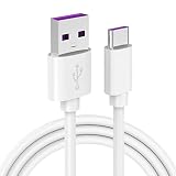 USB Type C ケーブル 5A 急速充電 タイプc ケーブル QC3.0対応 在宅勤務 高速データ転送同期 急速充電 FOR Huawei Mate 20/20 Pro/20 X/P20/P20 Pro/Mate 20 RS/RS/Mate 10/10 Pro/Mate 9/9 Pro/P10/P10 Plus/Honor V10/Honor note 10 対応 (1本 1M)