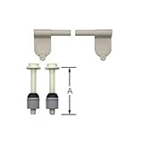 a-2022 LIXIL リクシル・INAX 着脱ヒンジ（蝶番） トイレ部品 BW1(ピュアホワイト) 純正品