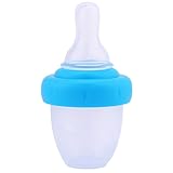 Acogedor　薬フィーダー　 おしゃぶり型　赤ちゃん用のフィーダー　安全で無毒　可愛くて実用　ブルー　15ml
