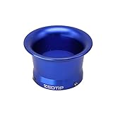 Velocity Stack オートバイ キャブレター エアフィルター キャブレター キャブ ファンネル トランペット 50/55/63mm Carburador インテーク ウィンドホーン カップ CNC アルミニウム合金 ホンダ ヤマハ ATV ダートバイク クワッド ZSDTRP用 (55mm、ブルー、ショート)