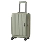 [レジェンドウォーカー] [LW] スーツケース キャリーケース フロントオープン 片開きファスナータイプ 拡張機能付き USBポート カッ