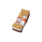 おたふく手袋 のびのび大判ソックス 5足組 (カラータビ型) 778