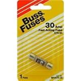 Bussmann BP / ktk-30 30 Amp Limitron Fast Acting Supplementaryヒューズメラミンチューブ600 V UL Listed、Carded、