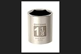 Searsブランド管理Corp CM Sckt 1 / 2dr 1 – 1 / 8 " 6pt、シアーズブランド管理Corp