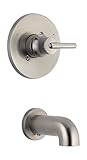 デルタ蛇口t14159-ss Trinsic浴槽のみトリム( Rough別売り）、ステンレス