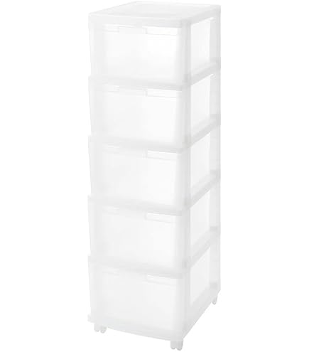 ホワイト　5段　プラスチックチェスト 楽天市場】送料無料 プラスチックチェスト 5段チェスト 収納