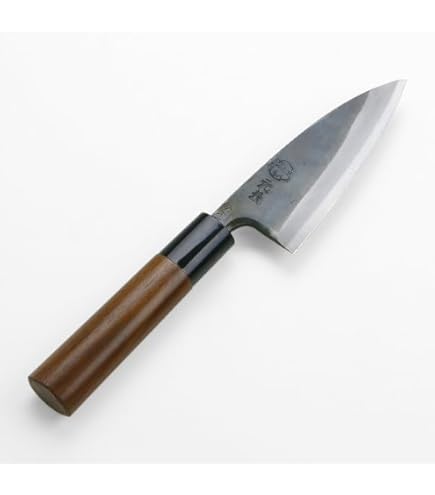 Amazon｜包丁 出刃 元兼「極上」鍛造黒打両刃出刃包丁150mm｜出刃包丁