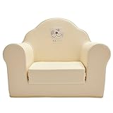 アルジップマット ALZIP mat 【子供用 ソファ チェア Ggurugi sofa】 クリーム 国際検査済みPU素材使用